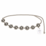 Silver Sunburst Flower Belt +₨&nbsp;900