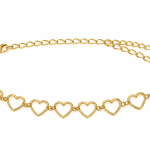 Gold Heart Link Belt +₨&nbsp;900